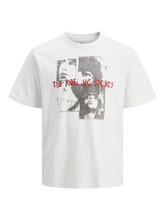 Jack&Jones Rolling Stones-T-Shirt JPRBLUSTONES SS TEE 12284292 WEISS