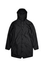 Rains Unisex Regenjacke LONG JACKET 12020 01 BLACK