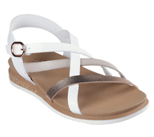 Skechers BOBS Desert Kiss Low Sandalen für Frauen - Peak Rank 114709-WHT