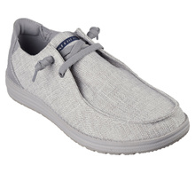 Skechers Herren Melson Nela Mokassin Schuhe 210726-GRY
