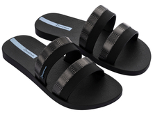 Ipanema women's flip flops MESH SLIDE F 83649-BB779 BLACK/BLUE