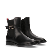 Tommy Hilfiger Lederstiefel CHELSEA BOOT BLACK T4A5-33048-0036999-999