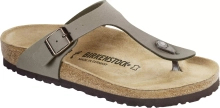 Birkenstock klapki japonki nubuk GIZEH BS 0043391 Stone (szerokość standardowa)