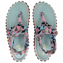 Gumbies - Damen Slingback Flip Flops - Geometrisch