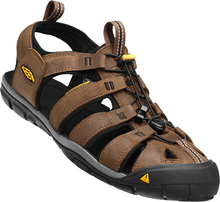 Keen męskie sandały CLEARWATER CNX LEATHER DARK EARTH/BLACK  1013106