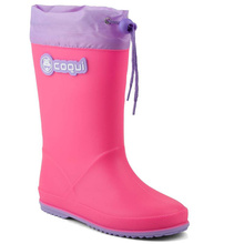 Coqui Rainy Collar Kinder-Gummistiefel 8509-100-3602 lt.Fuchsie/lt.Lilia