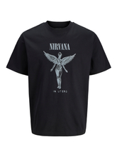 Jack&Jones t-shirt Nirvana JPRBLUNIRVANA SS TEE 12287521 BLACK