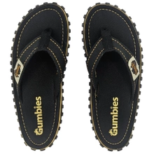 Gumbies Unisex-Flip-Flops ISLANDER FLIP-FLOPS CLASSIC BLACK