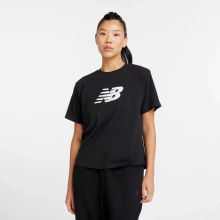 New Balance damska koszulka SPORT JERSEY RELAXED LOGO BK WT43583BK